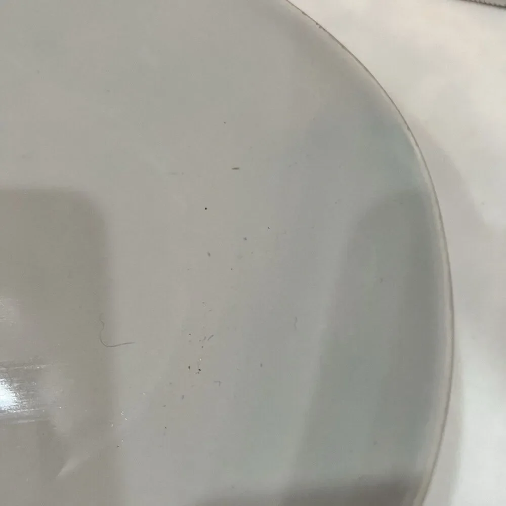 Crate & Barrel Gray Serving Platter Oval 16